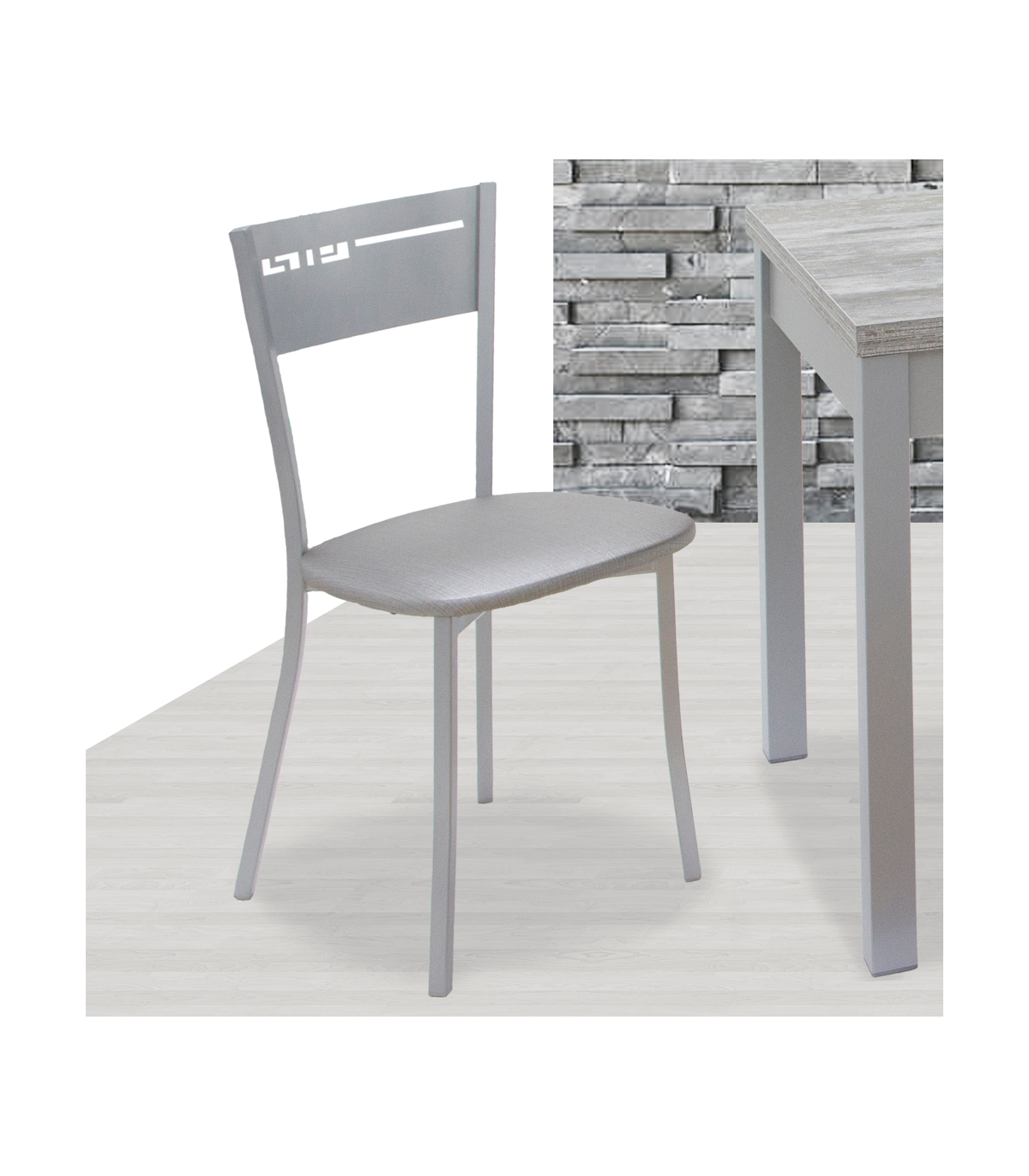 Conjunto de 2 sillas Juan Reig 07 Juan Reig Polipiel Eco Amarillo