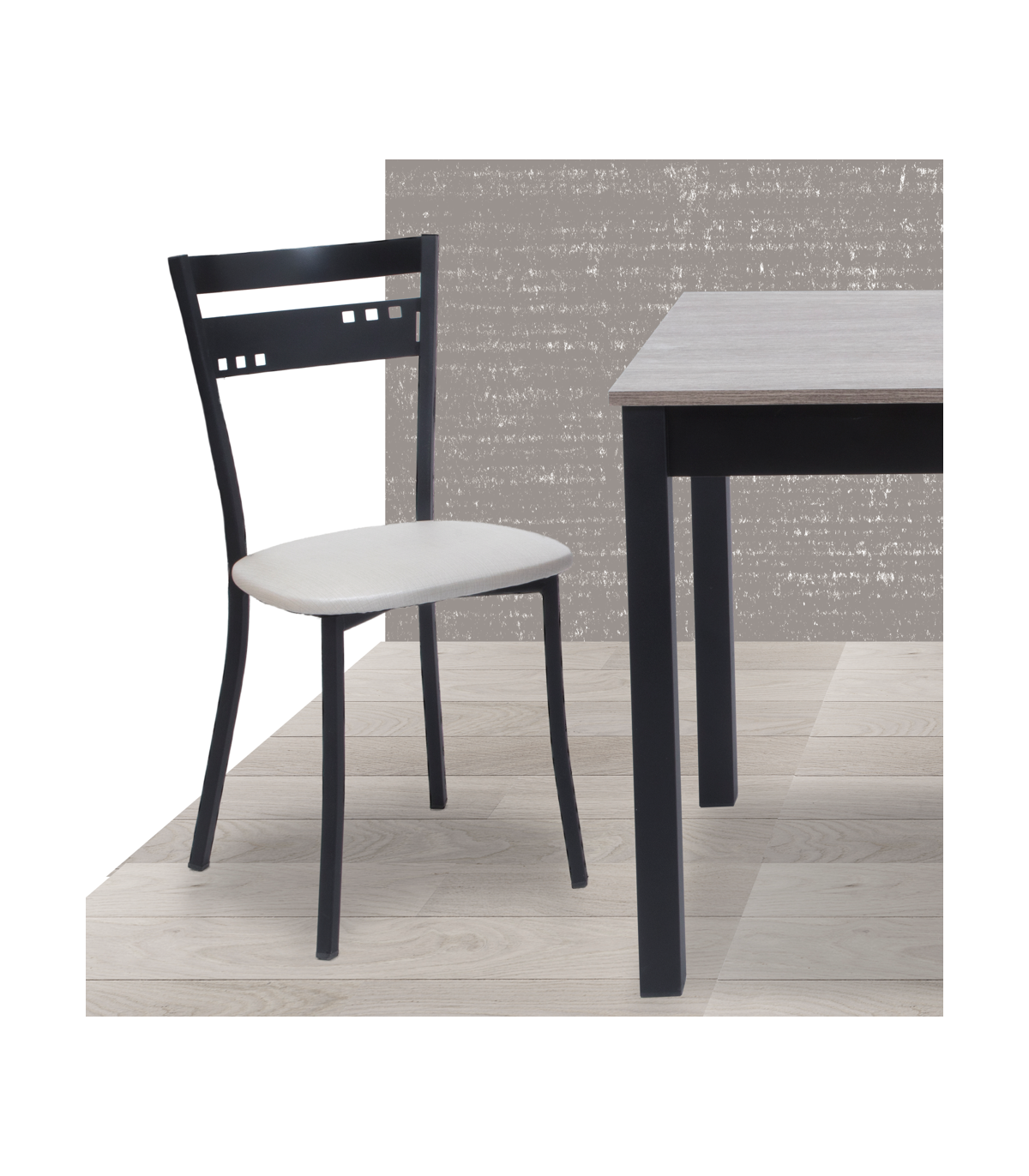 Conjunto de 2 sillas Juan Reig 06 Juan Reig Polipiel Eco Amarillo Juan