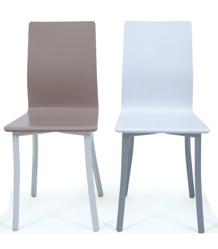 Conjunto de 2 sillas Juan Reig 017 Juan Reig Armazon sillas Plata Juan