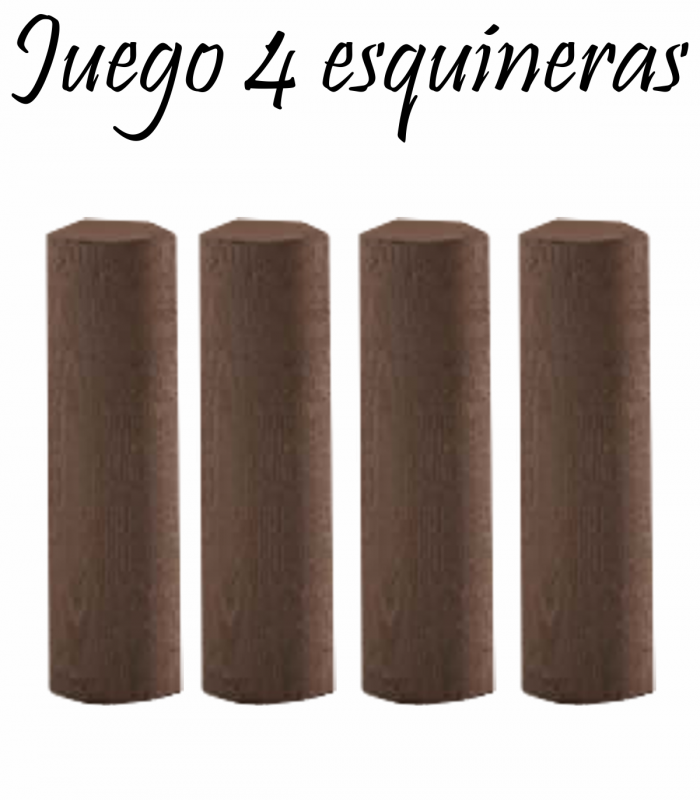 Kit 4 esquineras de madera Solopatas colores Blanco SP Apertura